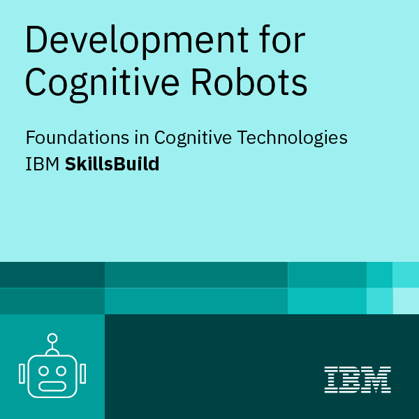 Odznak Vývoj pro kognitivní roboty
