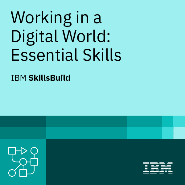 Paggawa sa isang Digital World Essential Skills badge