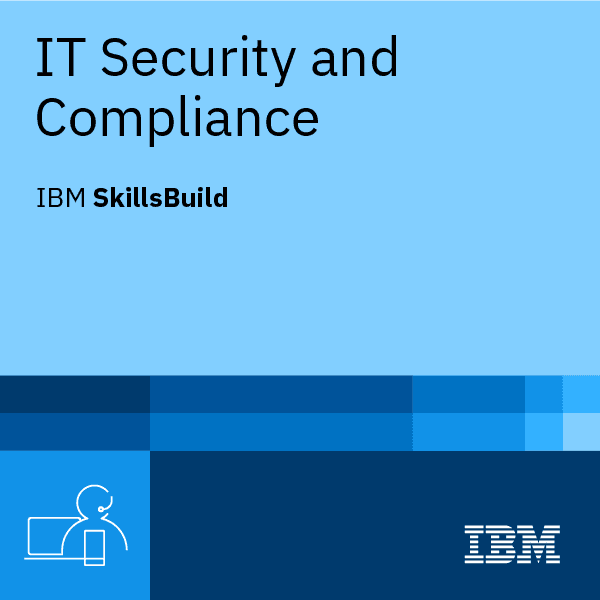 Imagen de la credencial digital de IT Security and Compliance