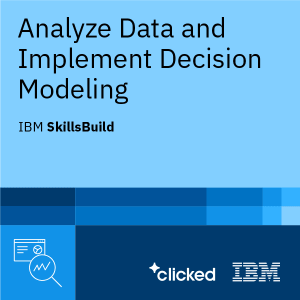 Analizar datos y aplicar modelos de decisión Credencial digital