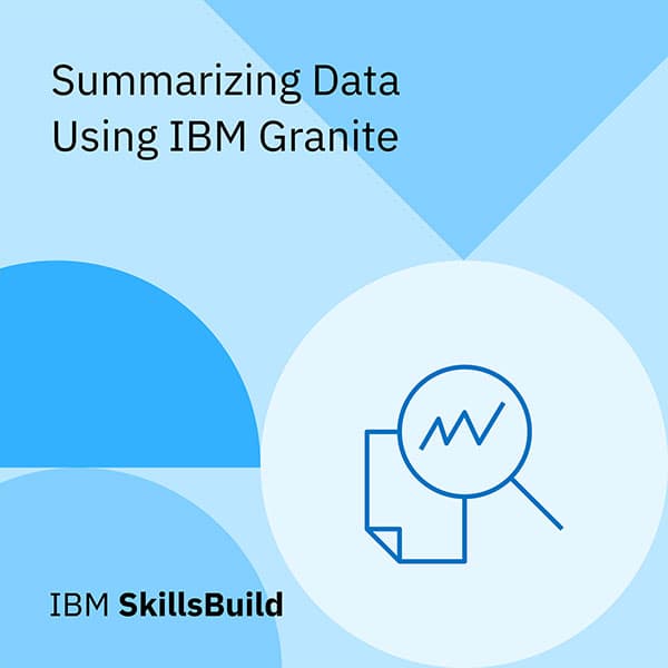 Обобщение данных с помощью IBM Granite