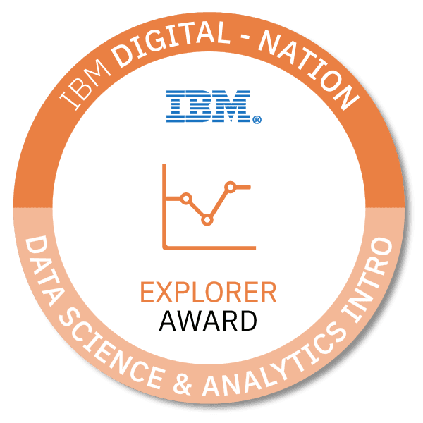 Data Science & Analytics Intro badge
