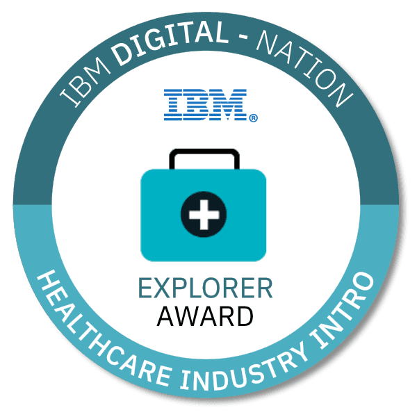 Healthcare Industry Intro badge