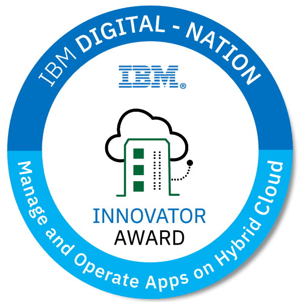Managing and Operating Applications on Hybrid Cloud badge