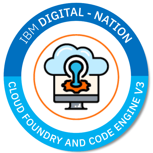 Cloud Foundry and Code Engine V3 badge