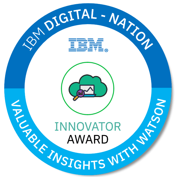 Find Valuable Insights with IBM Watson badge