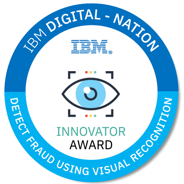 Detect Fraud Using Visual Recognition badge