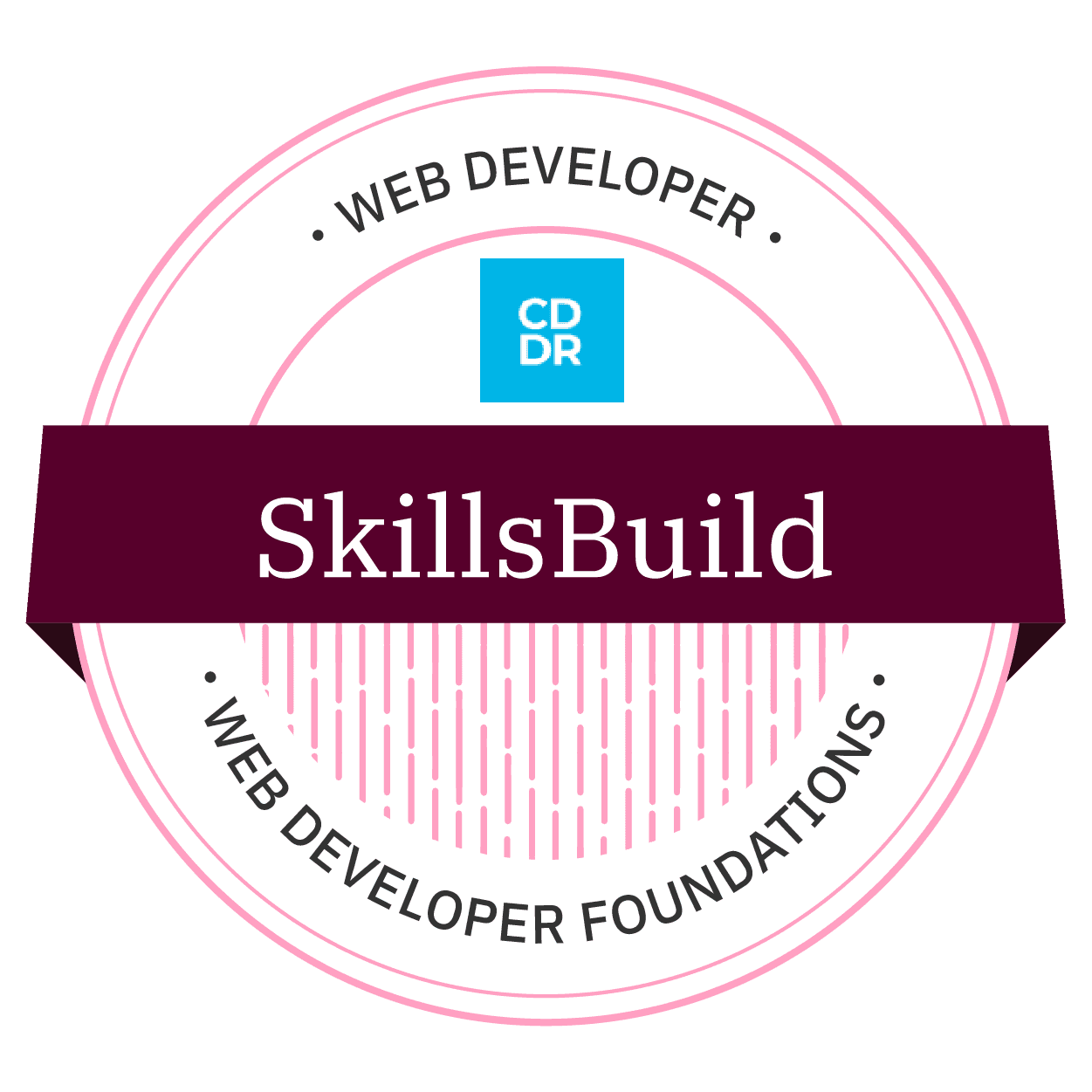 Badge for Web Developer Foundations – Retired