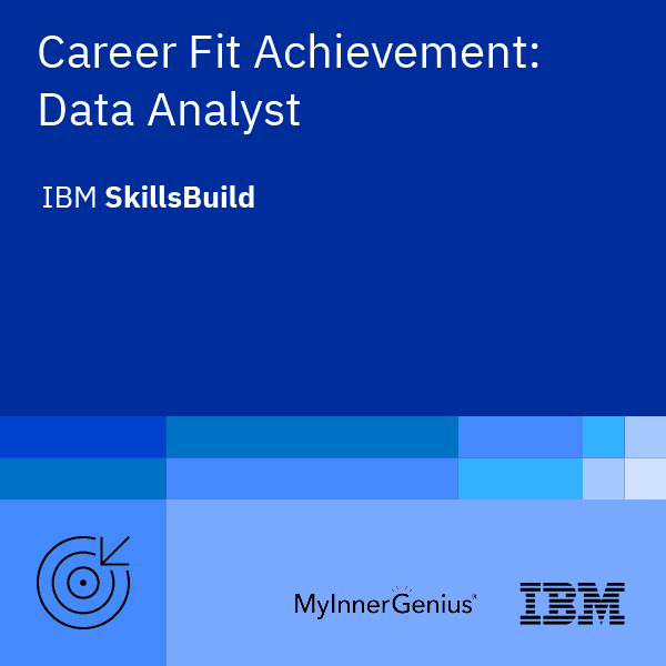 Badge for Career Fit Achievement: Data Analyst