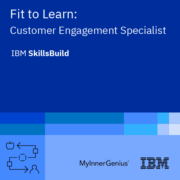 Badge for Fit to Learn: Customer Engagement Specialist – Retired