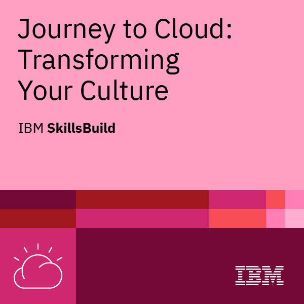 Journey to Cloud- Transforming Your Culture - Badge