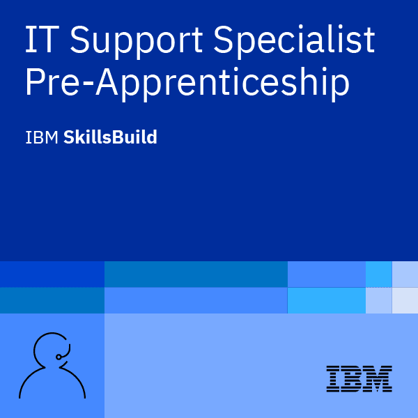 Badge for IT Support Specialist Pre-Apprenticeship
