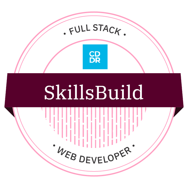Badge for Full Stack Web Developer – Retired