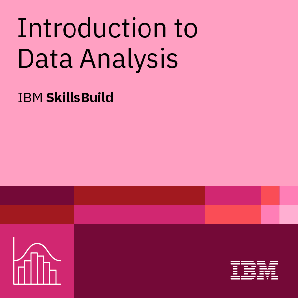 Badge for Introduction to Data Analysis – Retired