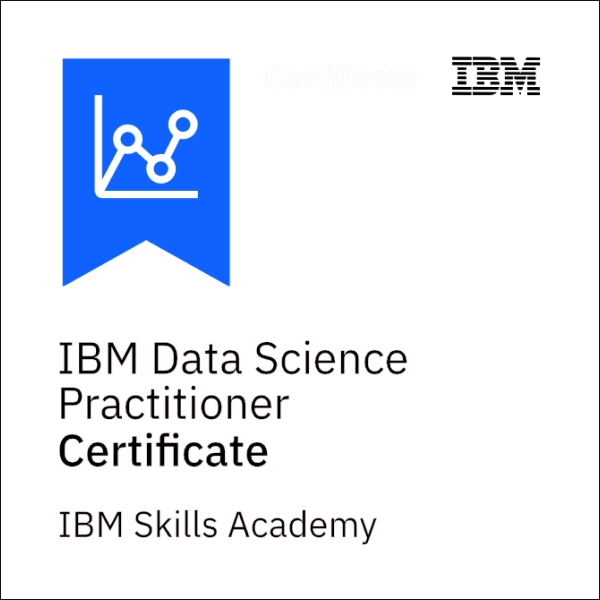 Badge - IBM Data Science Practitioner CErtificate