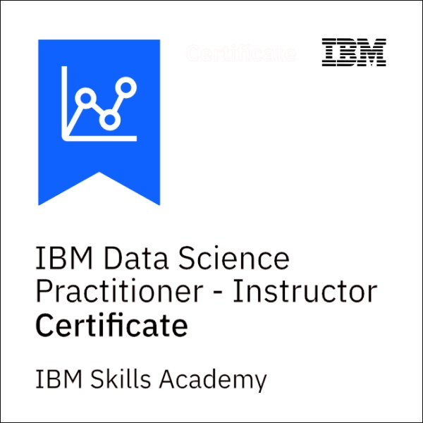 Badge - IBM Data Science Practitioner - Instructor Certificate