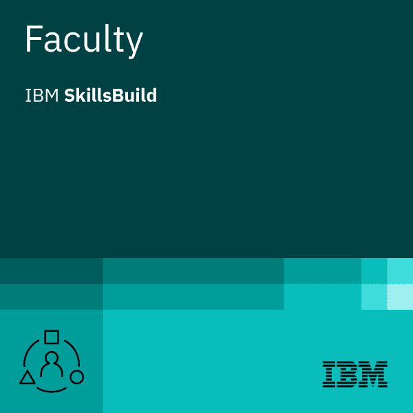 IBM SkillsBuild Faculty Badge Emblem